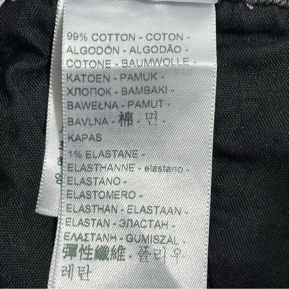 Levi’s Wedgie Straight Faded Black Wash Jeans Size 16W Button Fly Cropped Denim - Picture 7 of 8